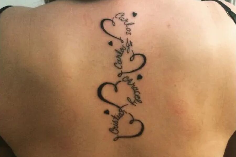 Child Name Tattoo Ideas For Moms