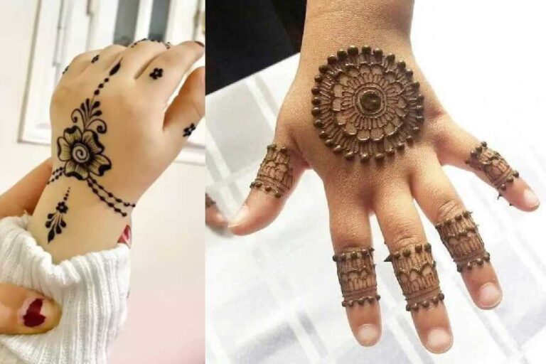 Cute Simple Simple Mehndi Designs Kids