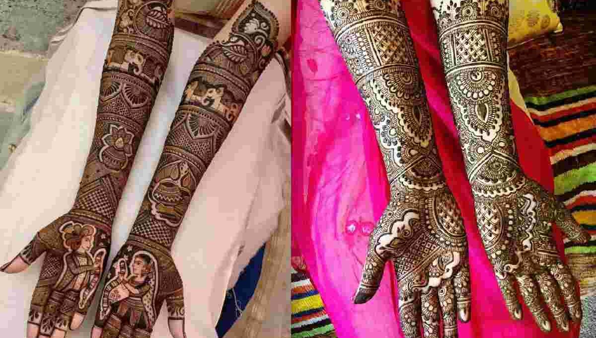 Dulhan Full Hand Bridal Mehndi Design