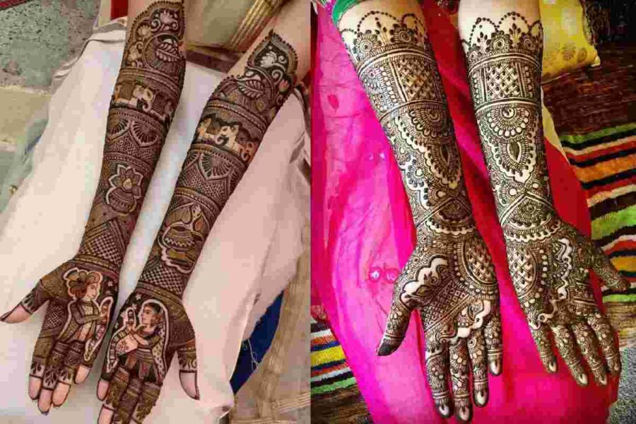 Dulhan Full Hand Bridal Mehndi Design