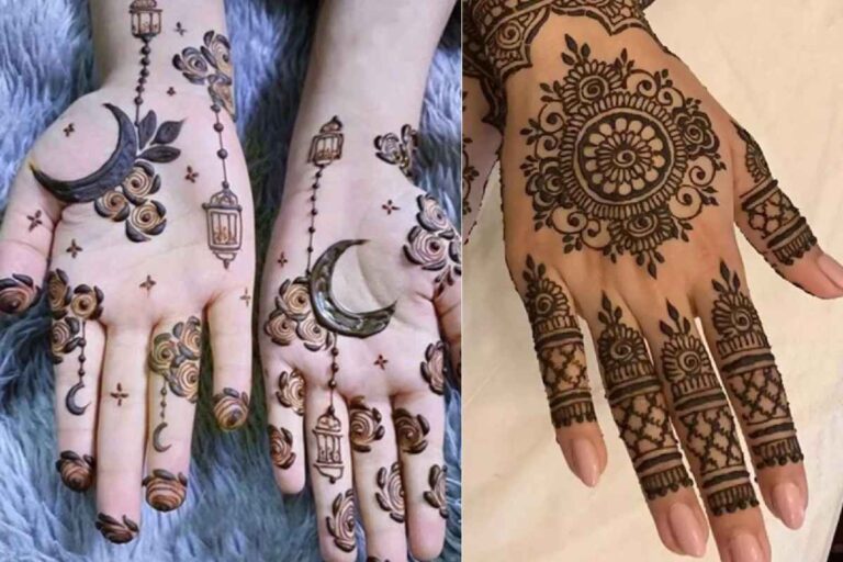 Eid Mehndi Design Simple Front Hand