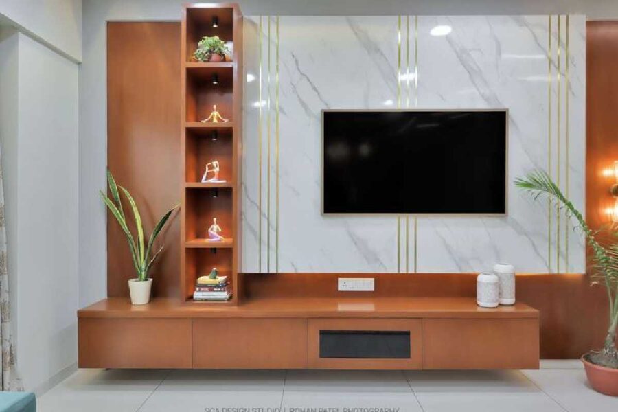 Modern Wall Tv Unit Design For Hall 2023