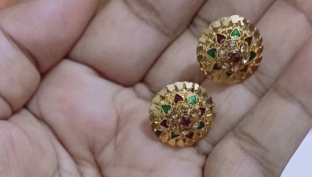 Gold Earrings Designs For Daily Use